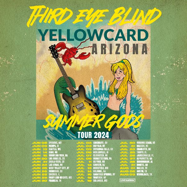 Yellowcard Joins Third Eye Blind on Summer Gods Tour 2024
