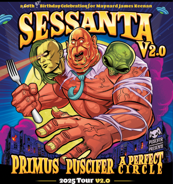 Sessanta V2.0: Puscifer, Primus & A Perfect Circle Return for Spring 2025 Tour